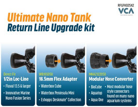 Ultimate Nano Tank Return Line Upgrade Kit – Dual 1/4in Flex-Series RFG