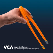 11in Never-Rust Aquarium Tweezers – Sunset Orange